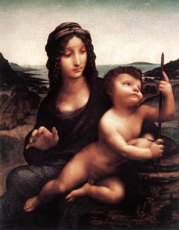 LEONARDO da Vinci Leda (detail) ghk oil painting image